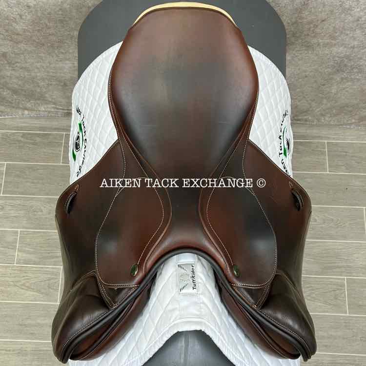 **SOLD** 2007 Prestige Nona Garson Elite Close Contact Jump Saddle, 17" Seat, 33 Tree - Medium (Adjustable), Foam Panels