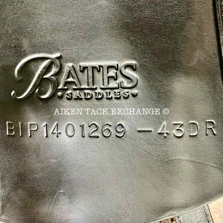 2014 Bates Isabell Werth Dressage Saddle, 17" Seat, Adjustable Tree - Changeable Gullet, Wool Flocked Panels