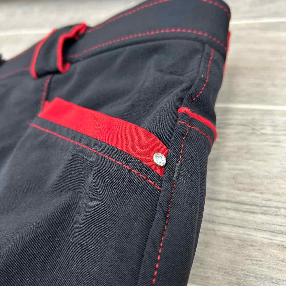 KL Select USG "IDA Smart" Silicone Grip Full Seat Breeches, Size 30