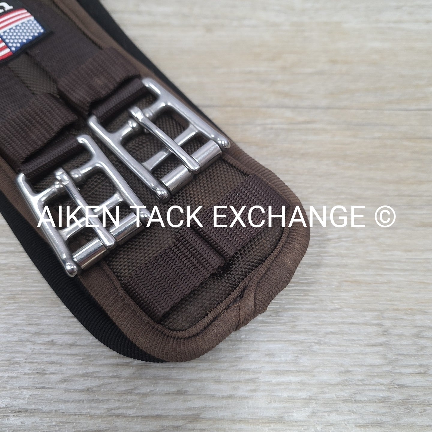 Majyk Equipe "Superhorse" Monoflap Stud Guard Belly Guard Girth, Brown, 24"