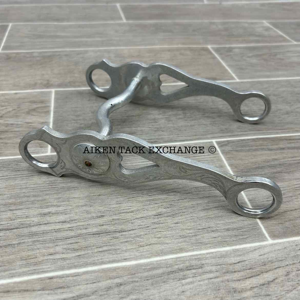 Aluminum Mullen Mouth Western Bit 5'