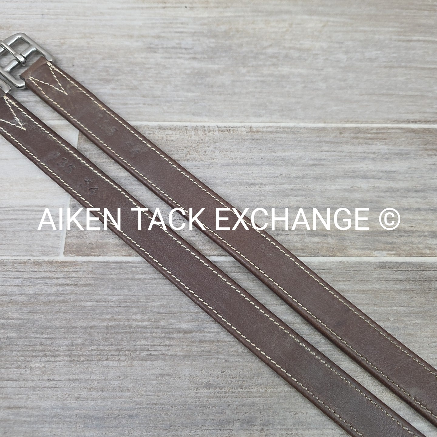 Arion Stirrup Leathers, Brown, Size 54"