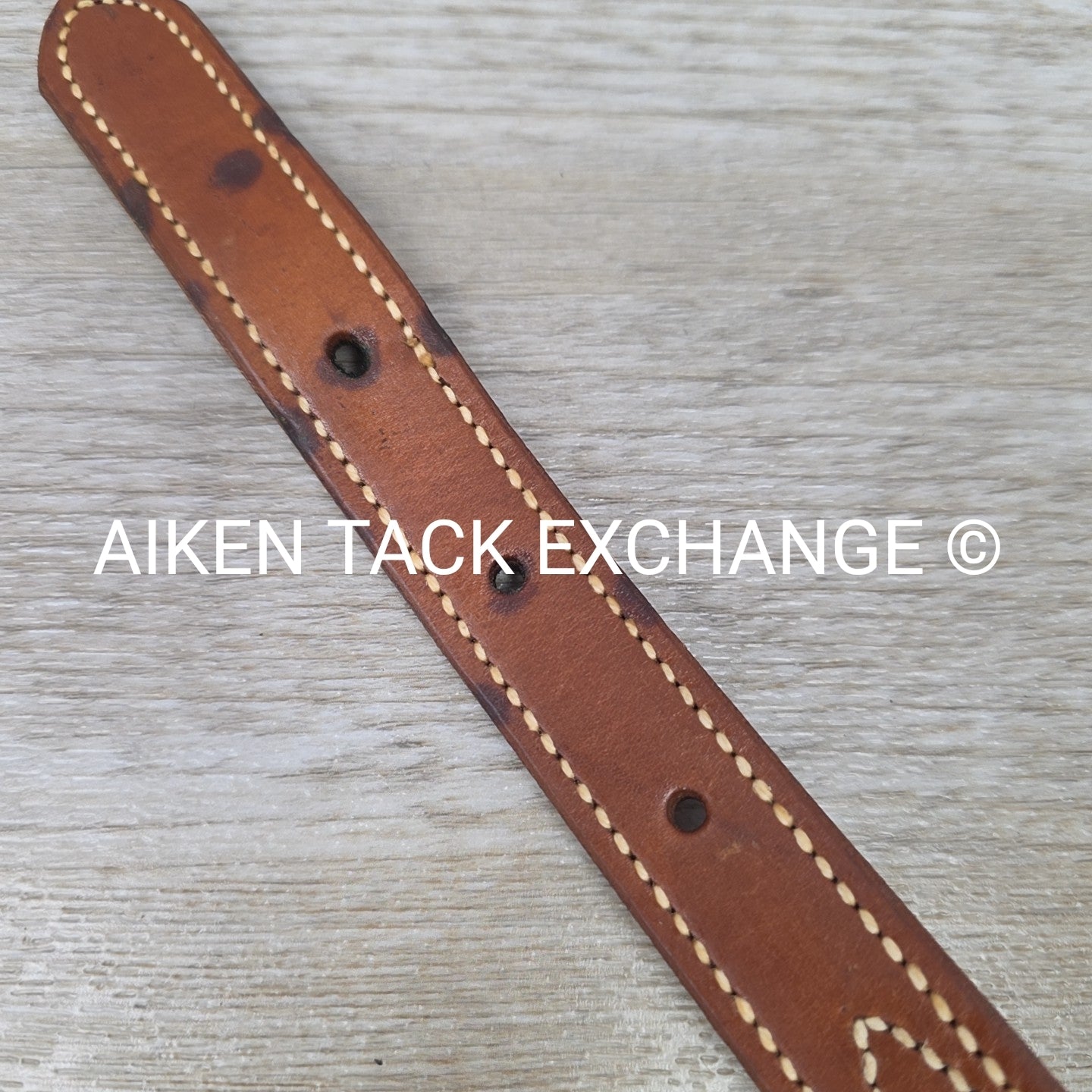 Stitched Replacement Halter Crown Piece, Brown, Size Full