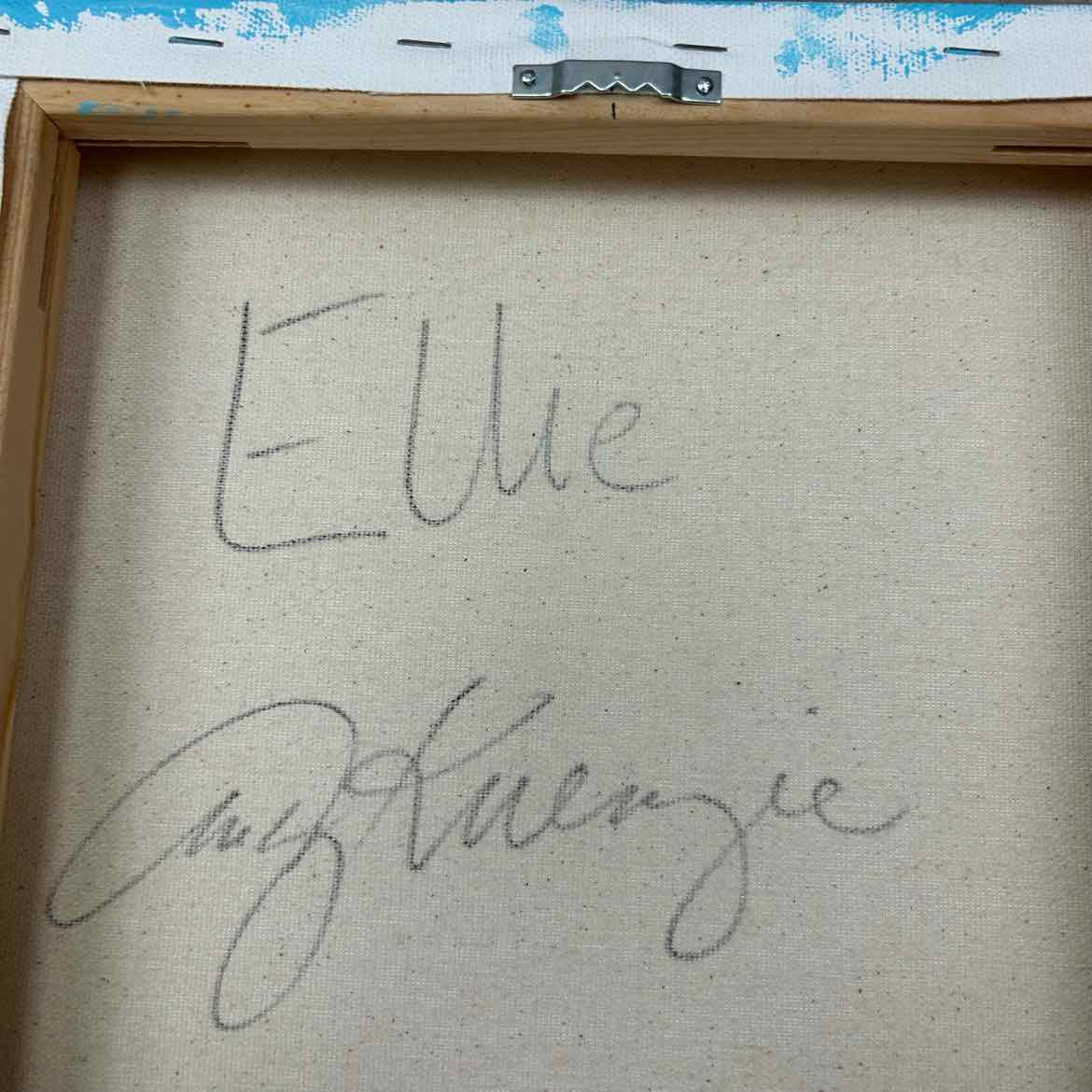 A Kuenzie Painting on Canvas, 11" x 14"