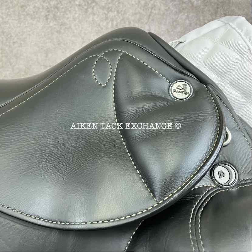 2018 Prestige Venus K Monoflap Dressage Saddle, 18" Seat, 32 Tree - Medium, Wool Flocked Panels