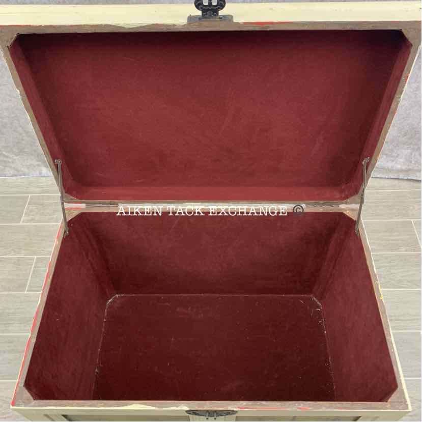 Handpainted Pheasant Decorative Wooden Box, 25 x 16 x 20