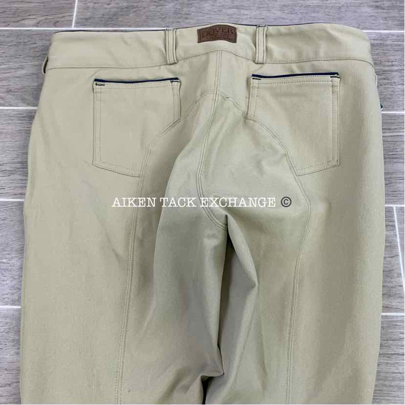 Dover Saddlery Wellesley Knee Patch Breeches, Size 30