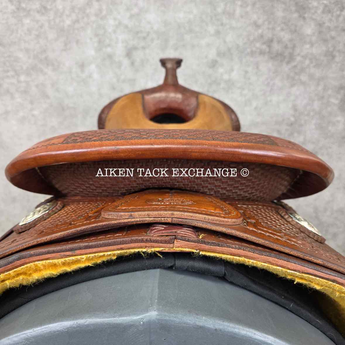 **On Trial** Jim Taylor Saddlery Xtreem Reining Western Saddle, 16" Seat, Shoulder Free Tree - Wide - Full QH Bars
