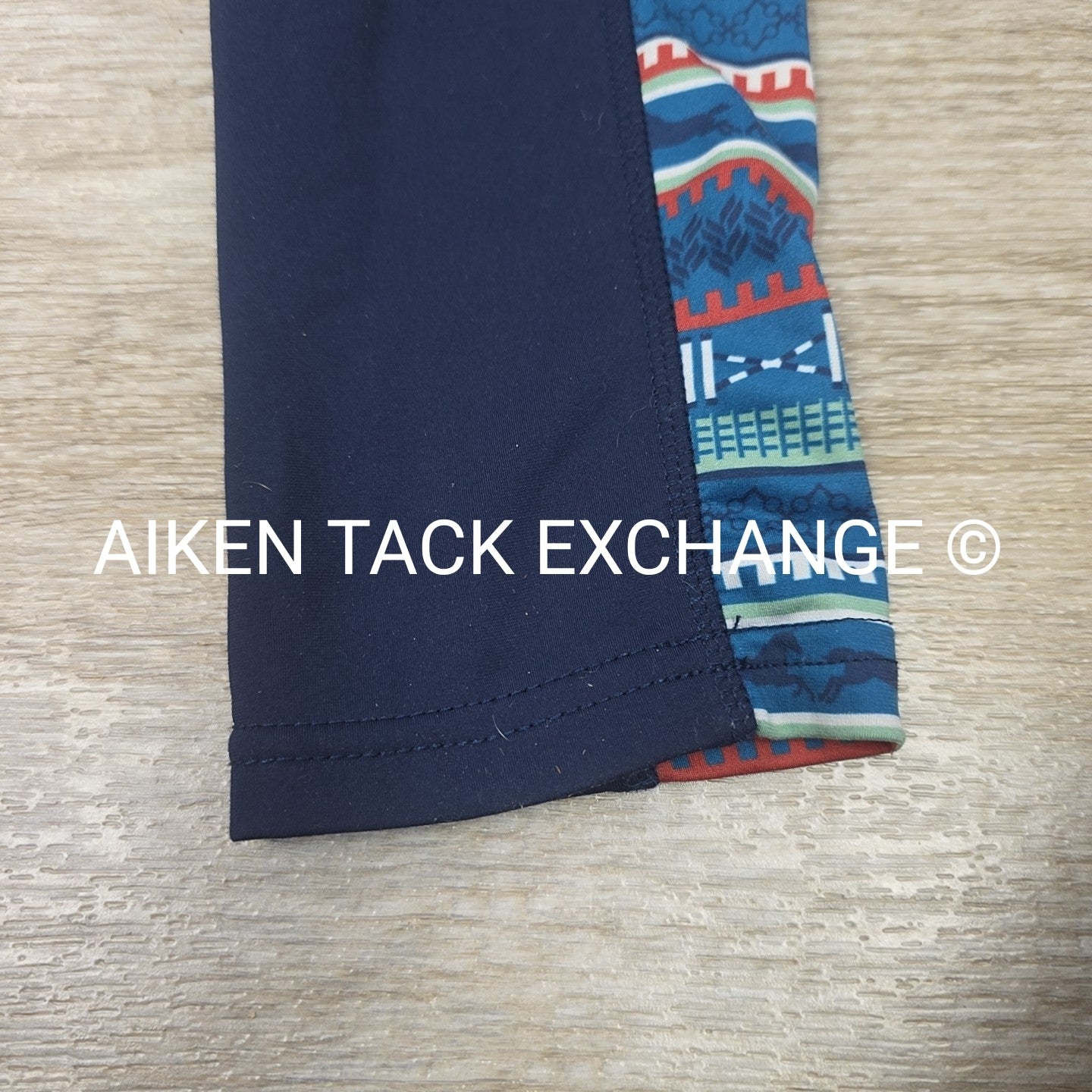 Kerrits Fleece Lite Silicone Grip Knee Patch Tights, Size Medium