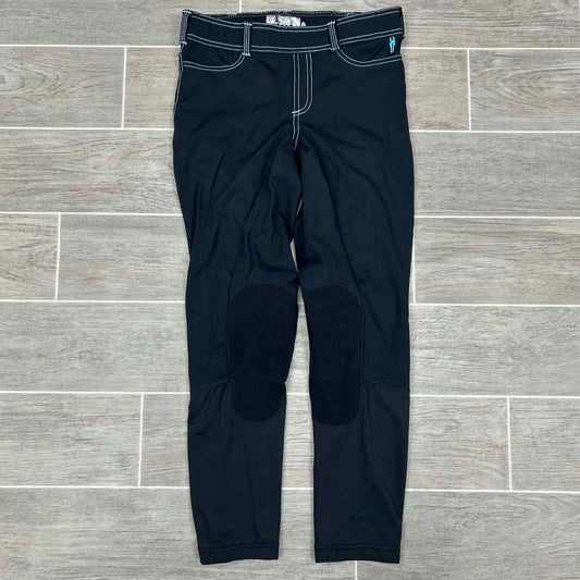 Irideon Knee Patch Tights, Size Large