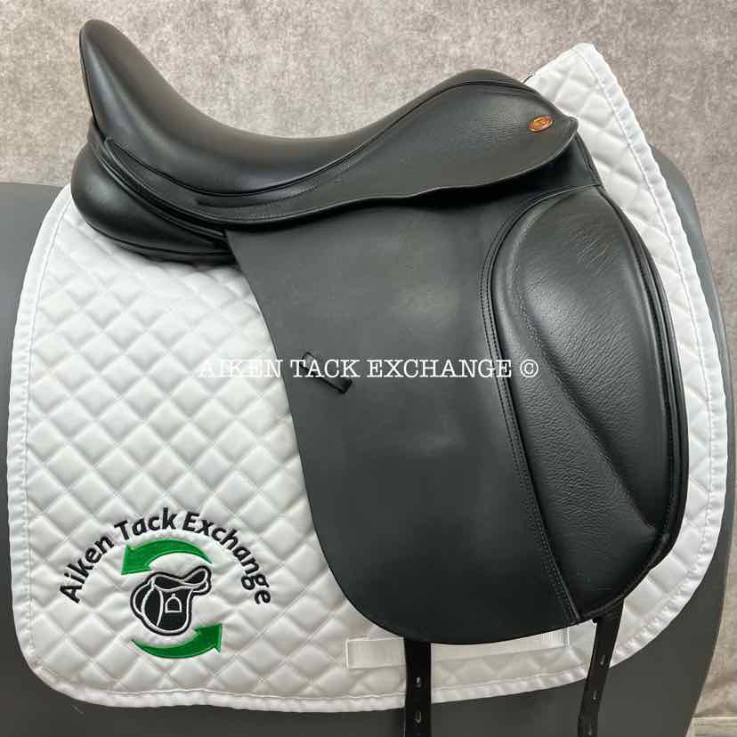 Kent & Masters MDM S-Series Standard Wither Moveable Block Dressage Saddle, 17.5" Seat, Adjustable Tree - Changeable Gullet, Wool Flocked Panels