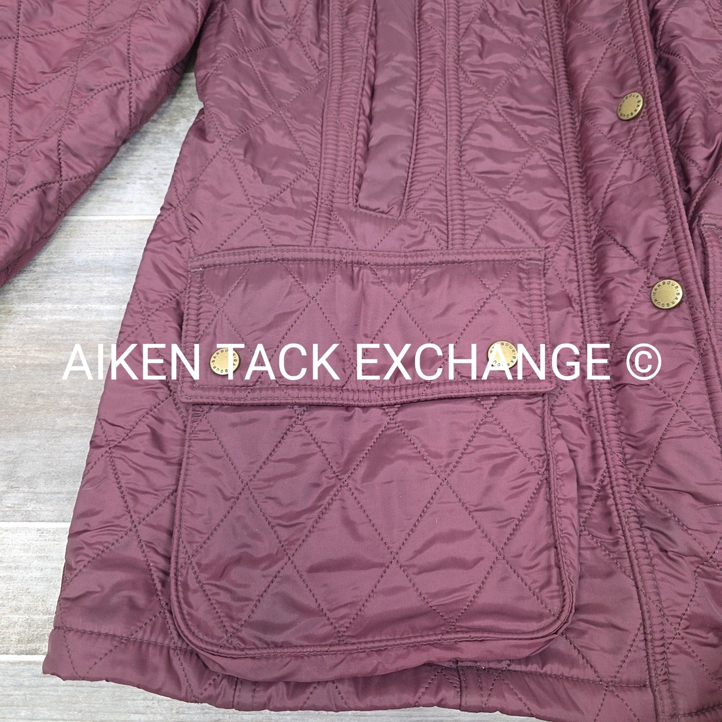 Barbour Beadnell Polarquilt Jacket, Size 6 (has blemishes)