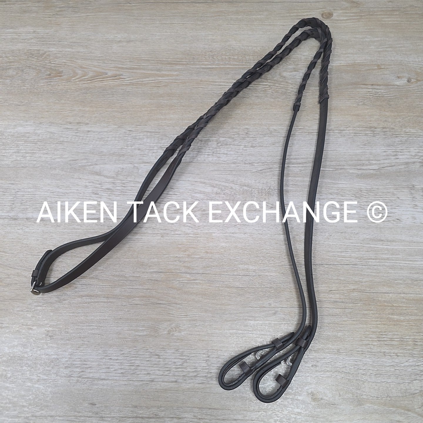 HDR Advantage Mono Crown Padded Bridle with Reins, Havana, Size Cob