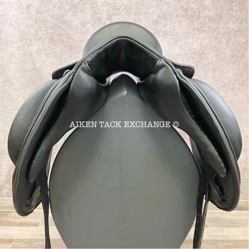 2017 Schleese Obrigado Monoflap Dressage Saddle, 17.5" Seat, Adjustable Tree, Wool Flocked Panels