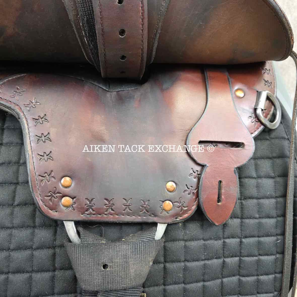 2013 Circle Y 1581 Alabama Trail Gaiter Western Saddle, 17" Seat, Wide Tree - Full QH Bars