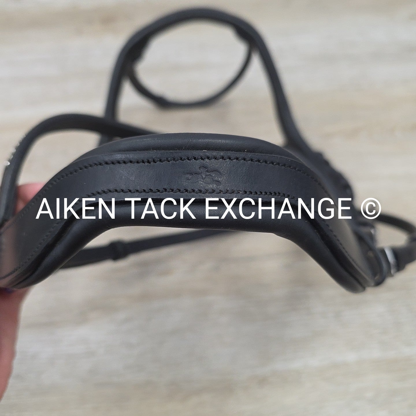 Schockemohle Equitus Beta Anatomical Special Bridle, Black, No Reins, Size Cob