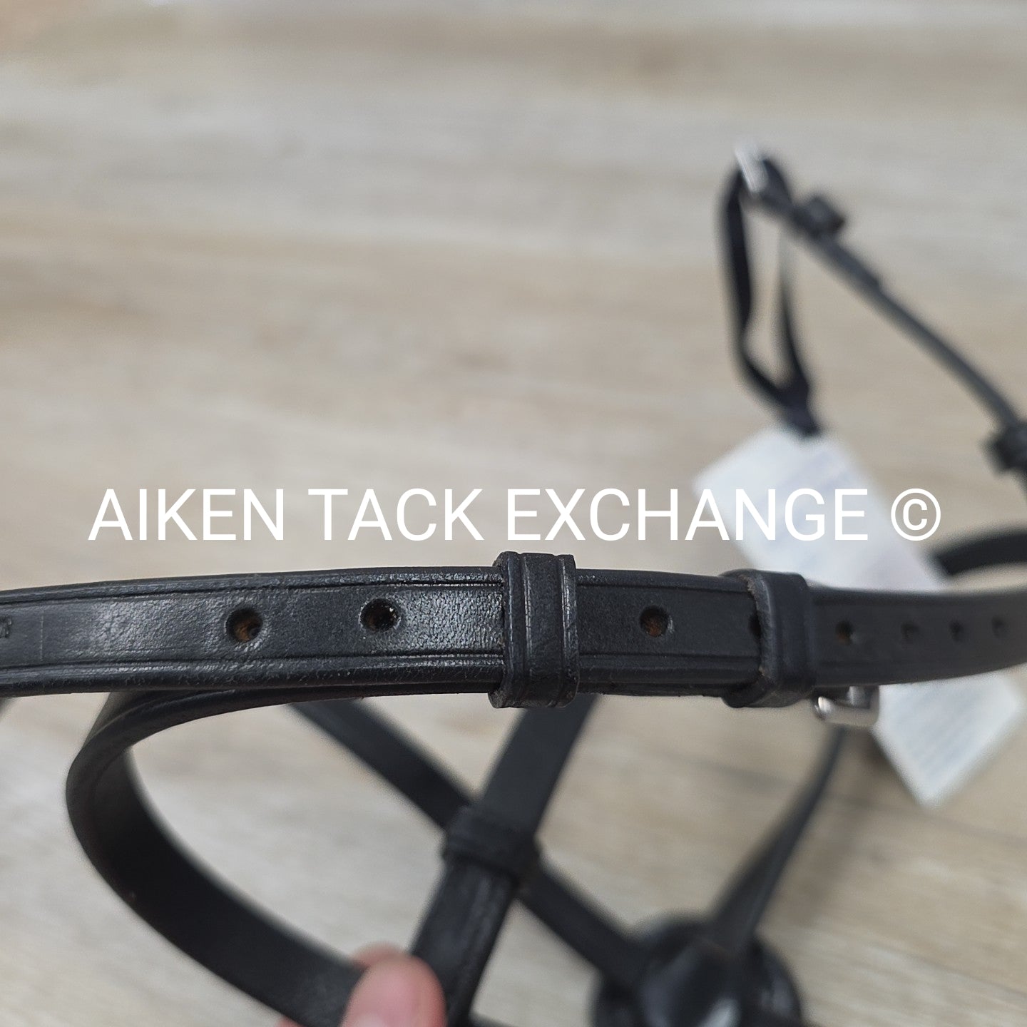Passier Exchangeable Figure 8 Noseband, Black, Size Full