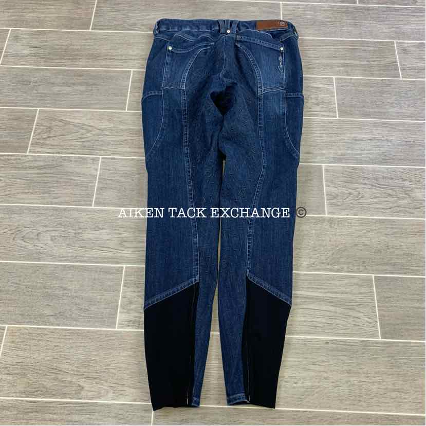 Cavallo Silicone Grip Full Seat Denim Breeches, Size 26