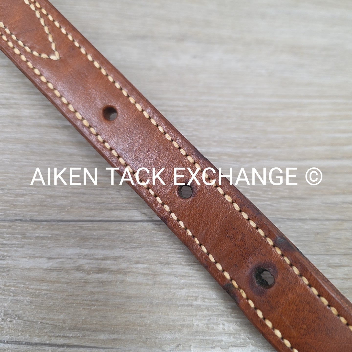Stitched Replacement Halter Crown Piece, Brown, Size Full