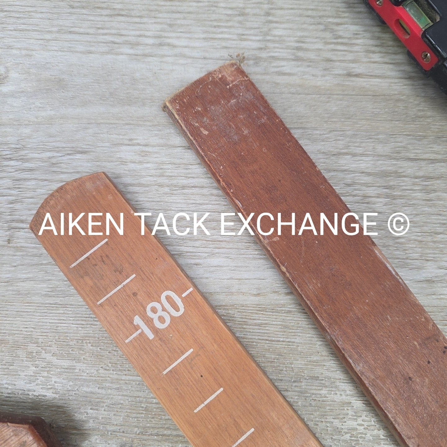 BARGAIN BUNDLE: 2 Horse Measuring Sticks, Wood & Metal
