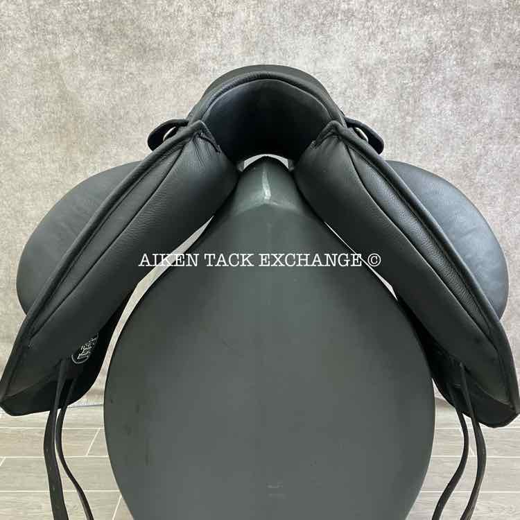 2024 Custom Saddlery Wolfgang Matrix MKII Monoflap Dressage Saddle, 17.5" Seat, Adjustable Tree, Wool Flocked Pony Panels