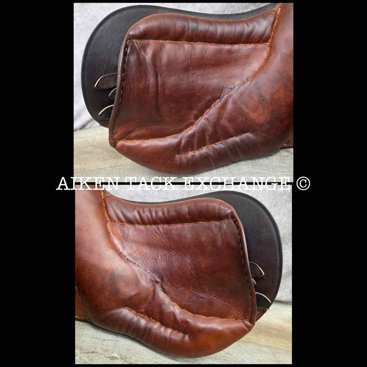 Stubben Siegfried All Purpose Saddle, 17" Seat, 32cm Tree - Wide, Wool Flocked Panels