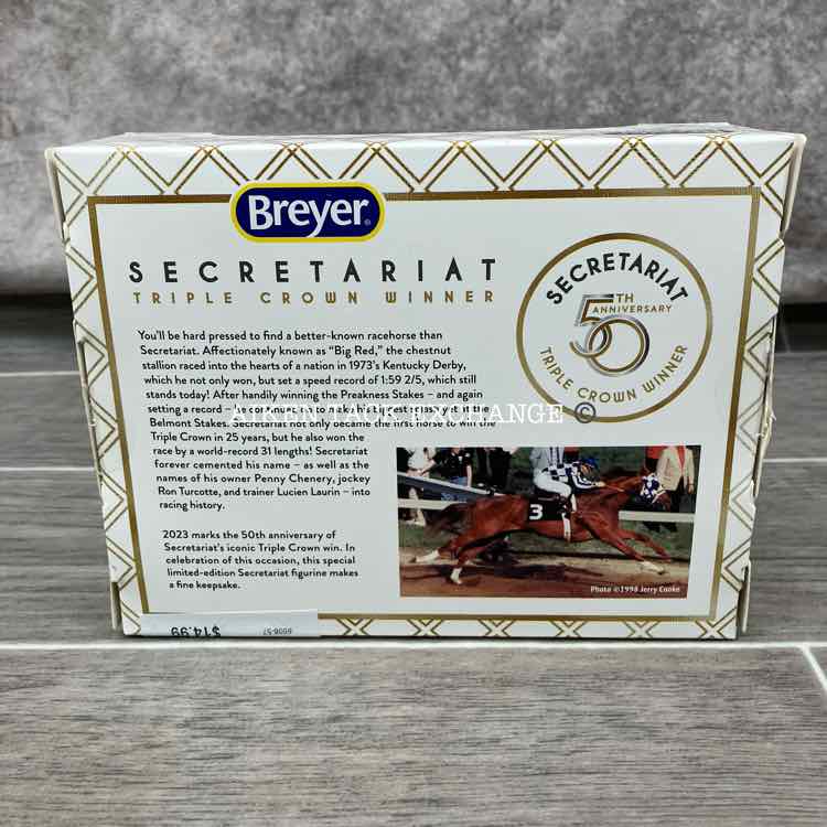 Breyer Secretariat 50th Anniversary Triple Crown Winner
