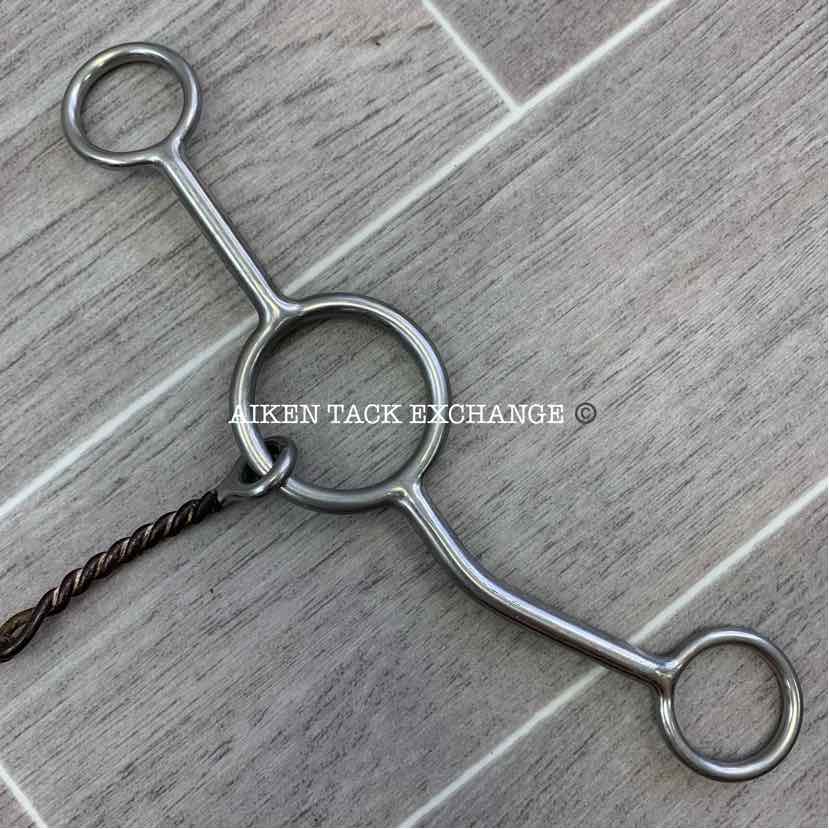 Maheu Single Joint Twisted Sweet Iron Gag Bit 5"