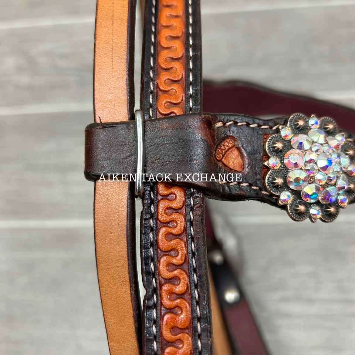 Browband Western Headstall with Bling