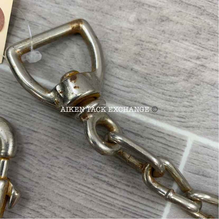 Plated Metal Lead Stud Chain