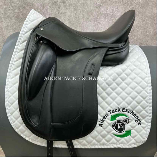 **SOLD** 2017 Schleese Obrigado Monoflap Dressage Saddle, 17.5" Seat, Adjustable AdapTree, Wool Flocked Panels