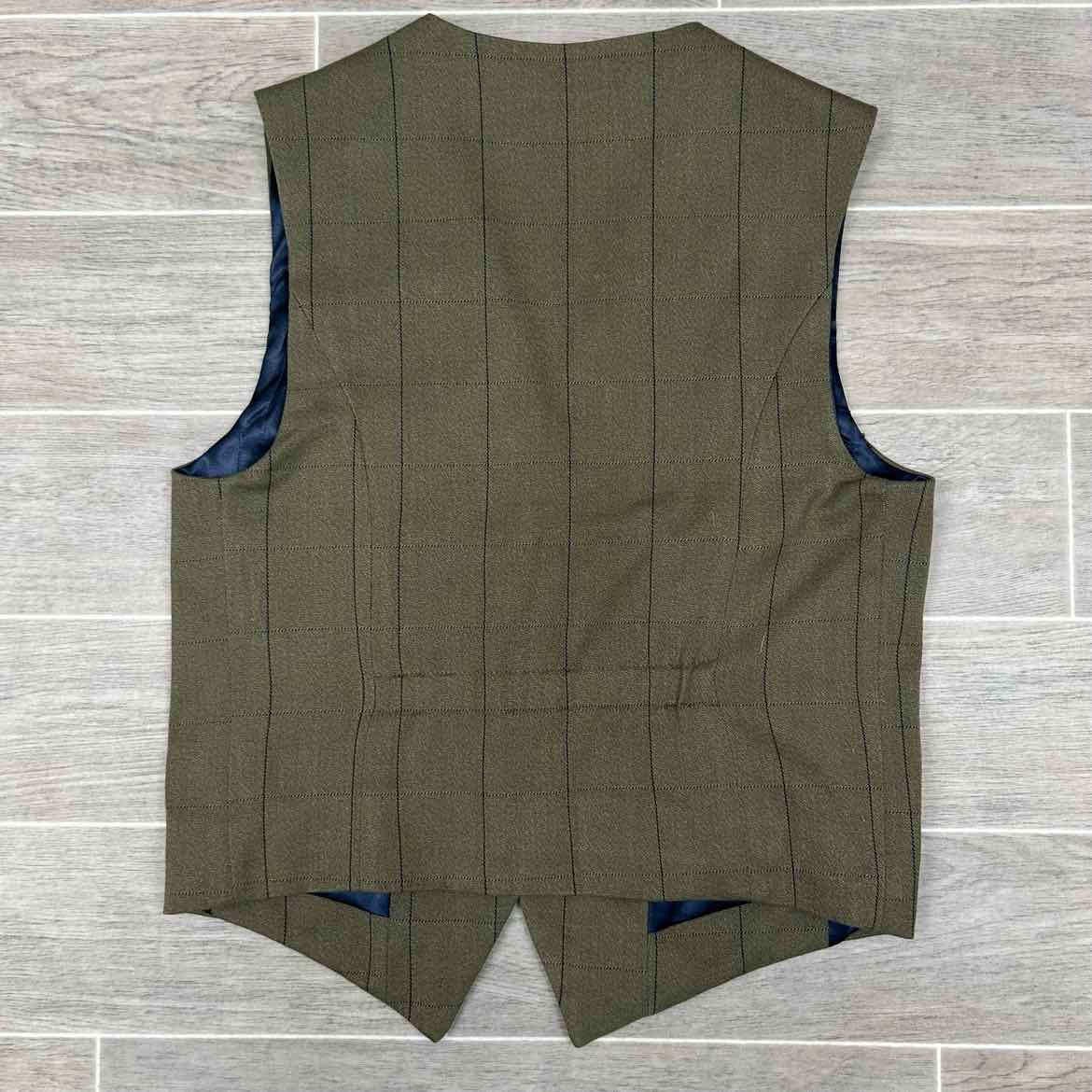 Equetech Bellingham Tweed Waistcoat Vest, Size 8