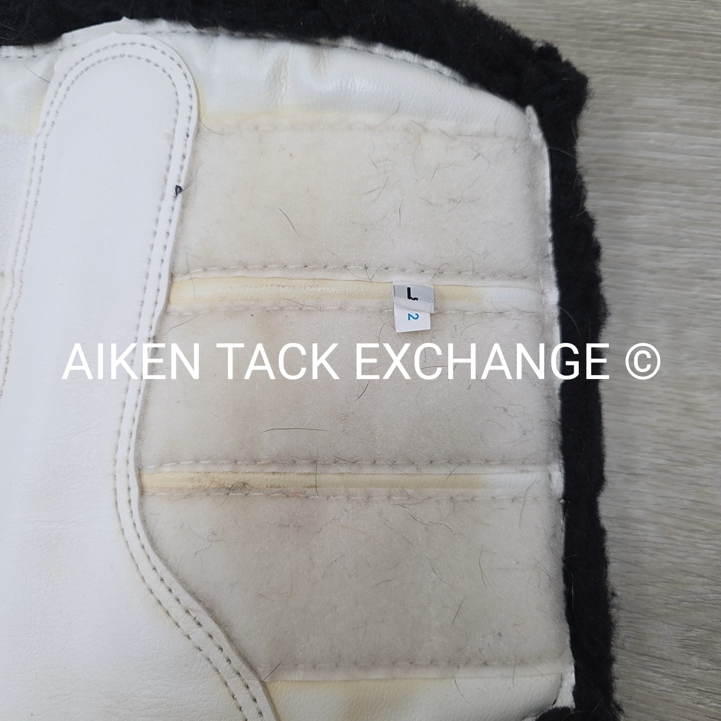 DSB Dressage Sport Boots Original, White/Black, Size Large