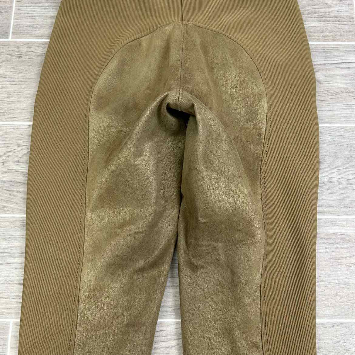 TuffRider Ribbed Full Seat Breeches, Taupe, Women's Size 26 R