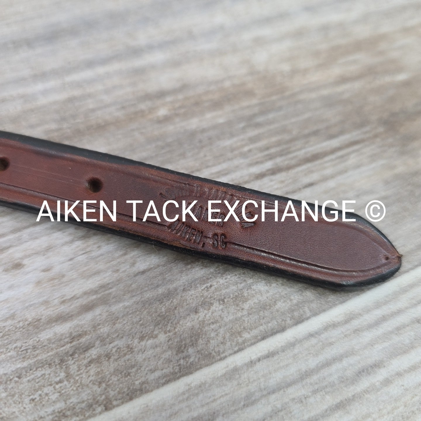 Leather Neck Strap with Solid Brass Hardware (add namplate: $5.00)