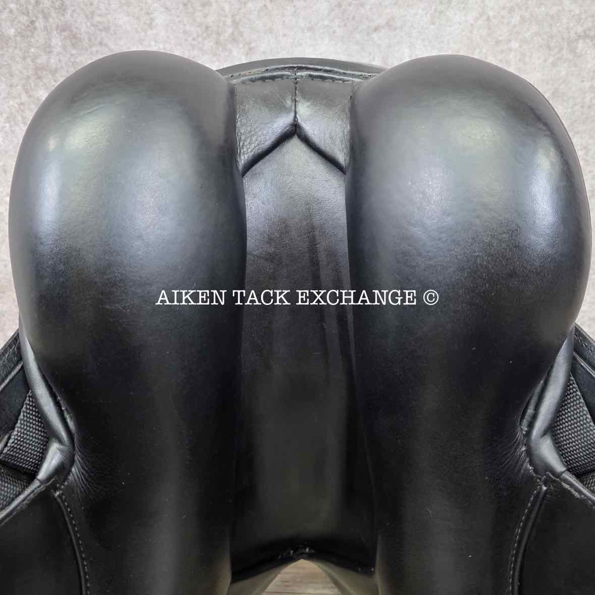 2003 Schleese JES Advanced Dressage Saddle, 17" Seat, Wide Tree, Wool Flocked Panels