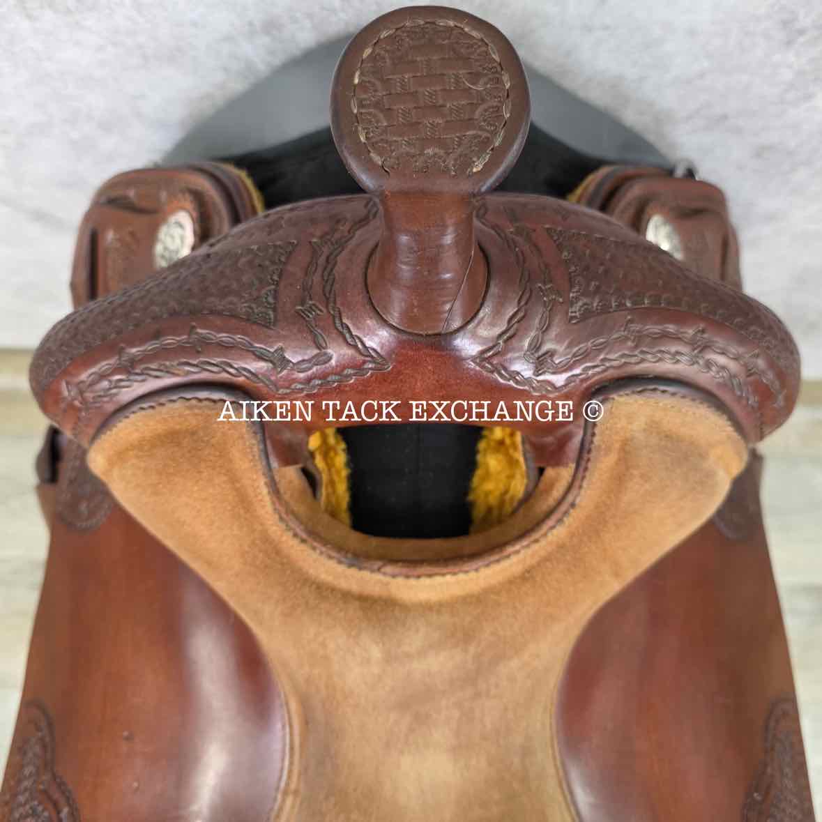 **On Trial** Jim Taylor Saddlery Xtreem Reining Western Saddle, 16" Seat, Shoulder Free Tree - Wide - Full QH Bars