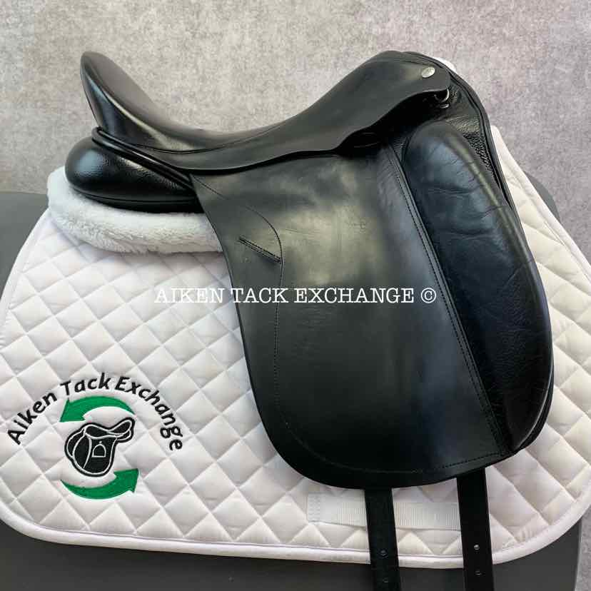 Patrick Saddlery Minx Dressage Saddle, 17.5" Seat, Medium Wide Tree, Wool Flocked Panels