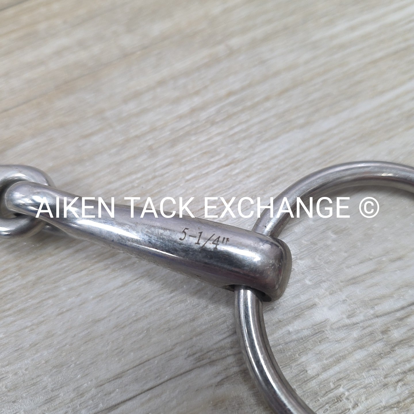 French Link Loose Ring Bradoon Bit 5.25"