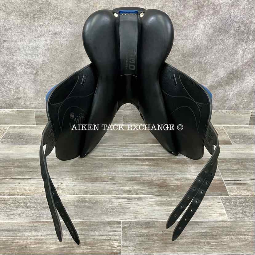 2017 Devoucoux Chiberta S Monoflap Jump Saddle, 16.5" Seat, 0A Flap, Medium Wide Tree, D3D Panels, Full Buffalo Leather