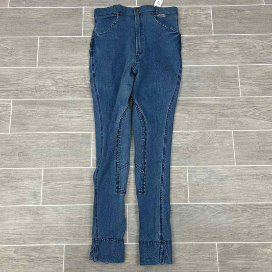 Equilance Children's Denim Knee Patch Riding Jean Breeches, Size 16, Brand New