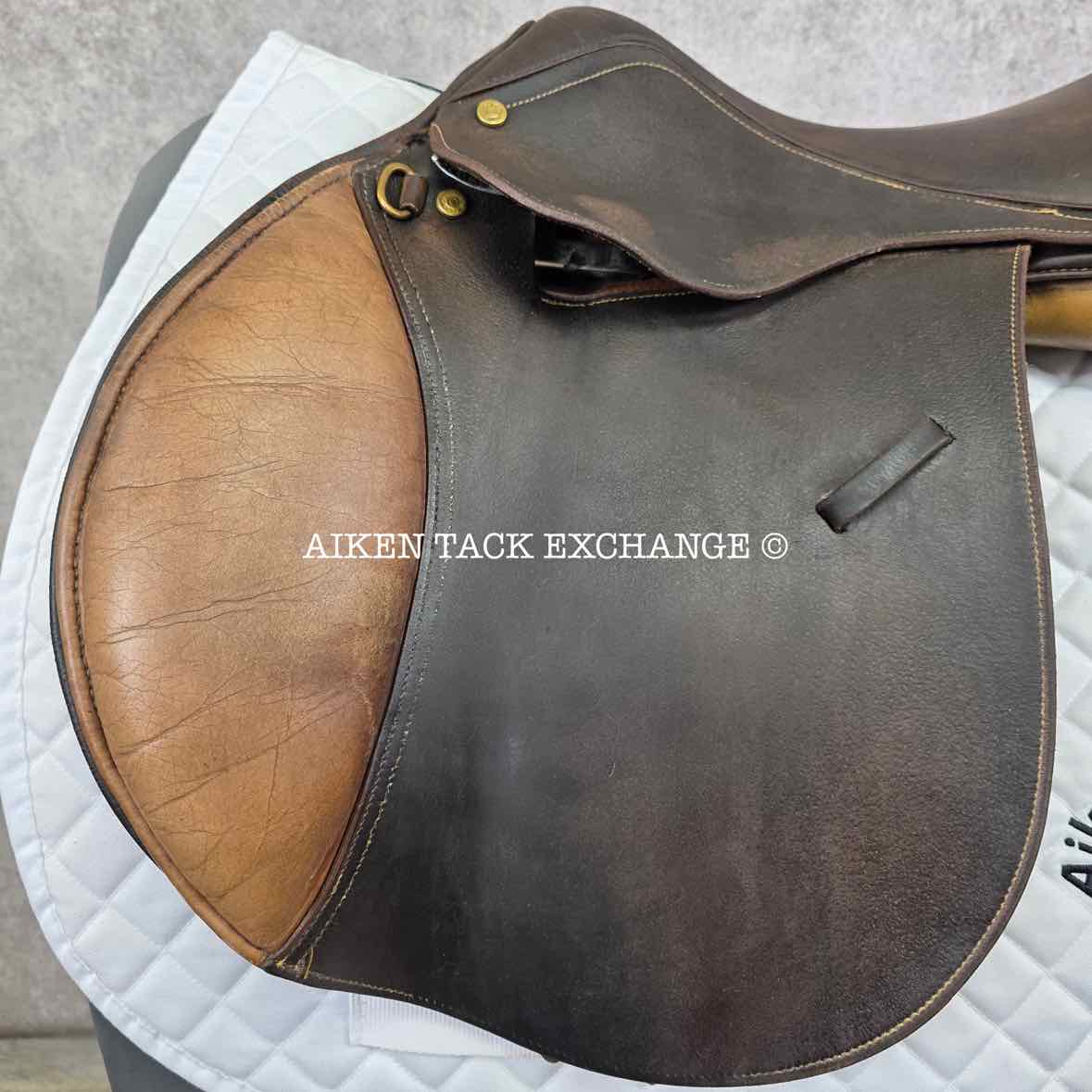 Collegiate Ruiz Diaz Close Contact Jump Saddle, 17" Seat, Medium Tree, Foam Panels