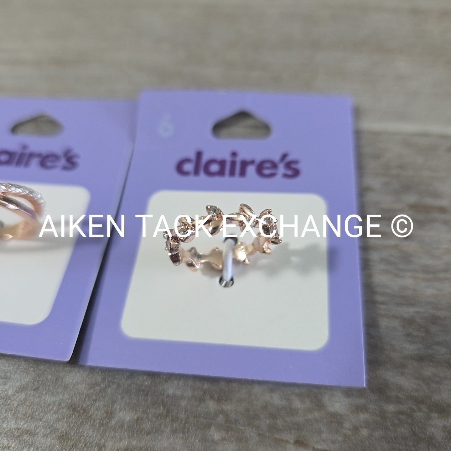 Claire's Rings (2) - Size 6