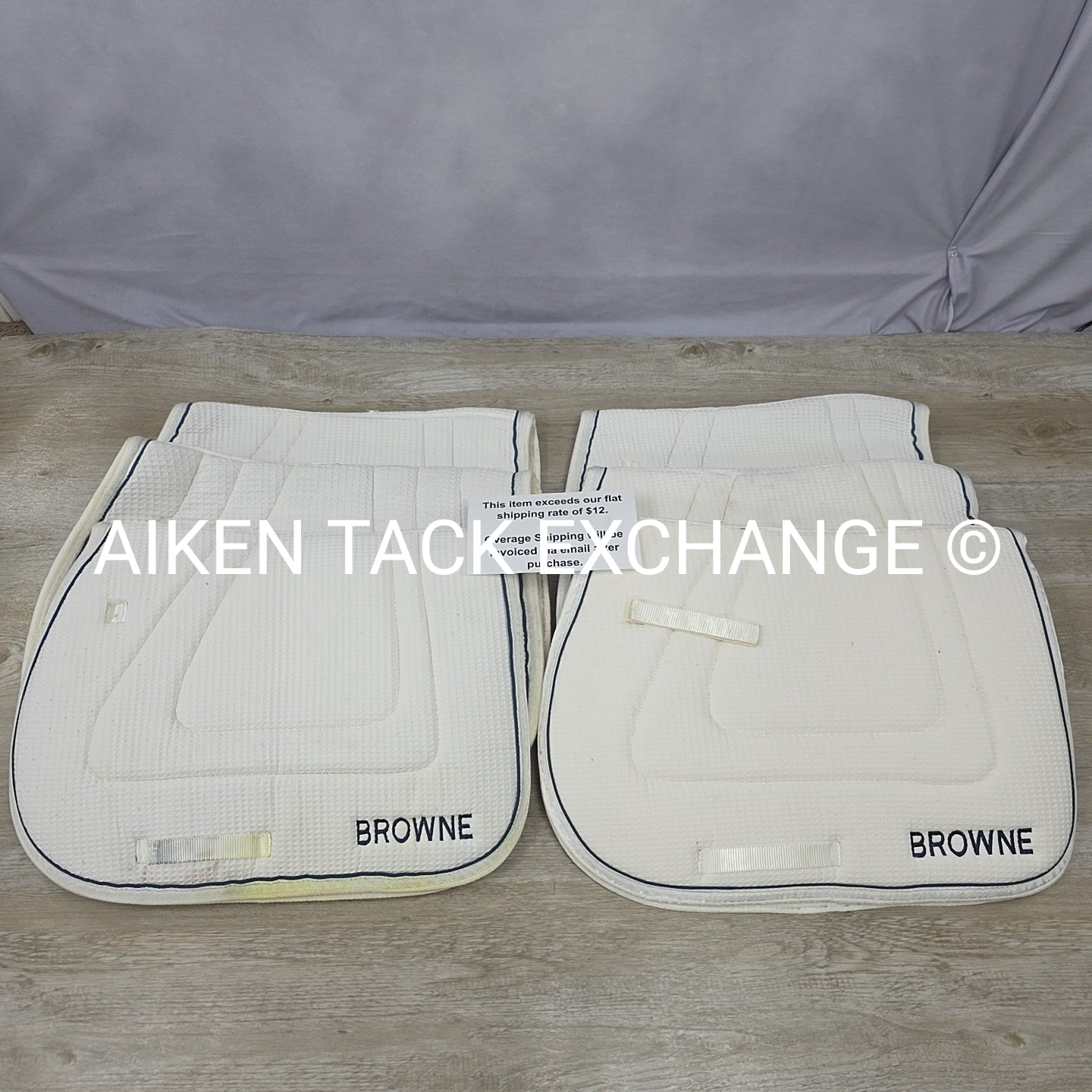 BARGAIN BUNDLE: 6 All Purpose Saddle Pads (Has Custom Embroidery)