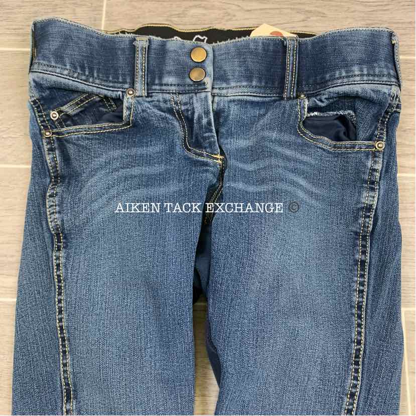 Goode Rider Denim Full Seat Breeches, Size 26