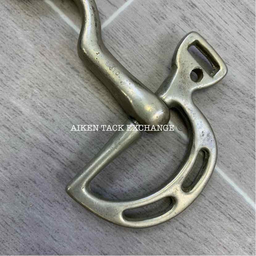 Nickel Mullen Mouth Uxeter Kimberwick Bit 5"