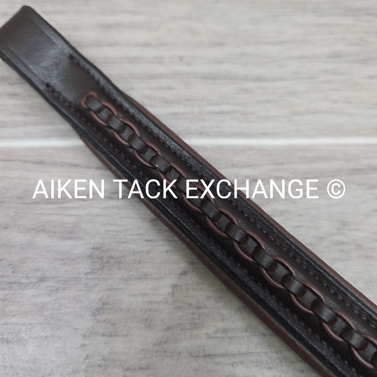 Padded Browband, Brown, 14.5"