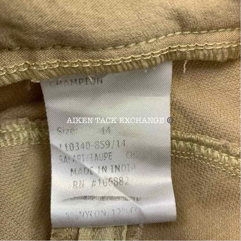 Equine Couture Champion Knee Patch Breeches, Size 16