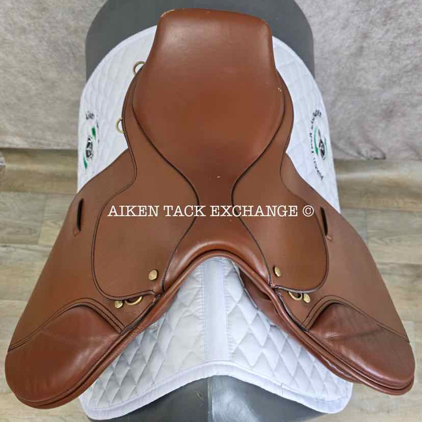 Lancer's Children's Close Contact Jump Saddle, 15" Seat, Wide Tree, Foam Panels