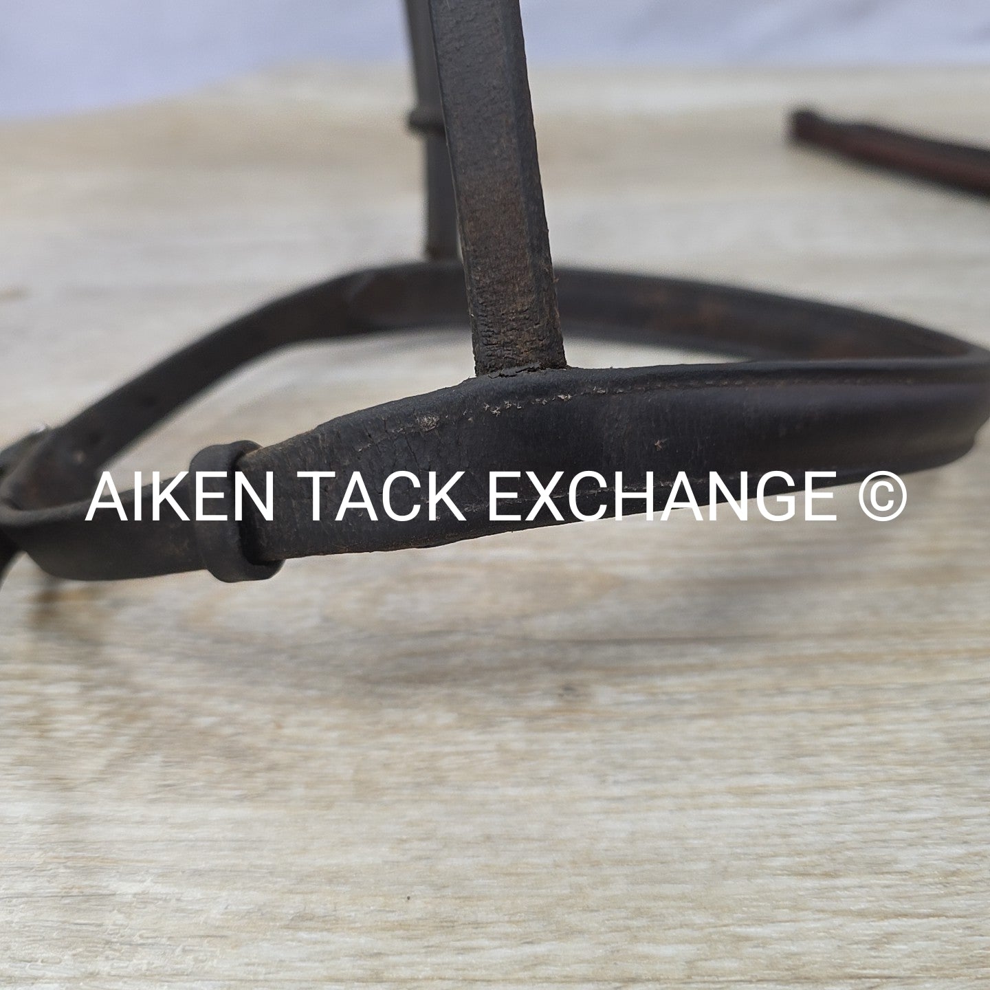 BARGAIN BUNDLE: 2 Plain Raised Nosebands, Size Full, Tory Leather Bitless Noseba
